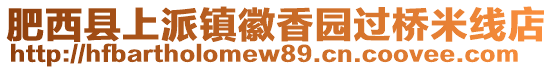 肥西縣上派鎮徽香園過橋米線店