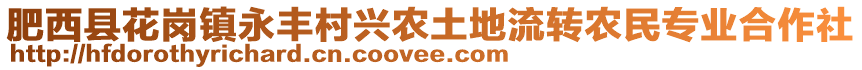 肥西縣花崗鎮(zhèn)永豐村興農(nóng)土地流轉(zhuǎn)農(nóng)民專業(yè)合作社