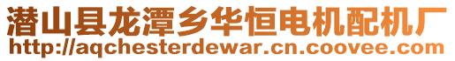 潛山縣龍?zhí)多l(xiāng)華恒電機(jī)配機(jī)廠