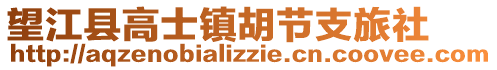 望江縣高士鎮(zhèn)胡節(jié)支旅社