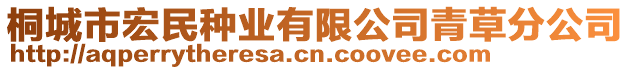 桐城市宏民種業(yè)有限公司青草分公司