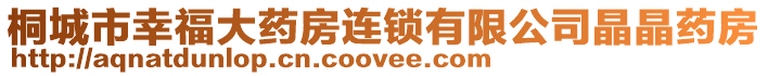 桐城市幸福大藥房連鎖有限公司晶晶藥房