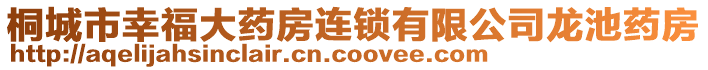 桐城市幸福大藥房連鎖有限公司龍池藥房