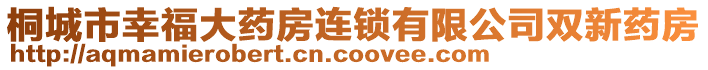 桐城市幸福大藥房連鎖有限公司雙新藥房