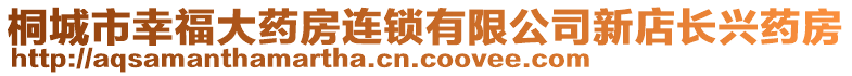 桐城市幸福大藥房連鎖有限公司新店長興藥房