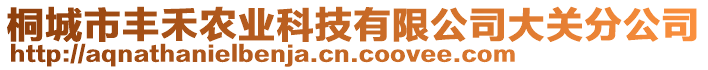 桐城市豐禾農(nóng)業(yè)科技有限公司大關(guān)分公司