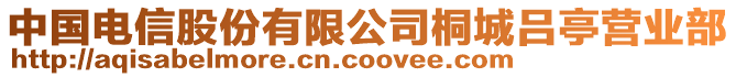 中國(guó)電信股份有限公司桐城呂亭營(yíng)業(yè)部