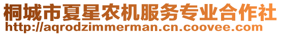 桐城市夏星農(nóng)機服務(wù)專業(yè)合作社