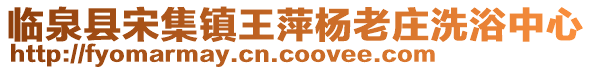 臨泉縣宋集鎮(zhèn)王萍楊老莊洗浴中心