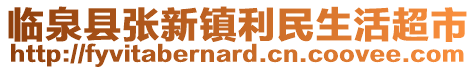 臨泉縣張新鎮利民生活超市