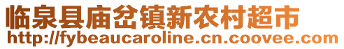 臨泉縣廟岔鎮(zhèn)新農(nóng)村超市