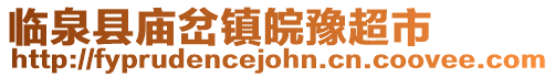 臨泉縣廟岔鎮皖豫超市