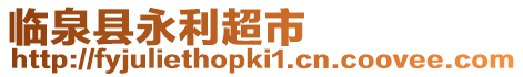 臨泉縣永利超市