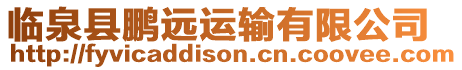 臨泉縣鵬遠運輸有限公司
