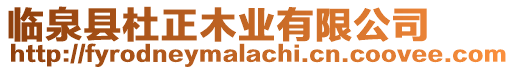 臨泉縣杜正木業有限公司