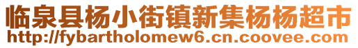 臨泉縣楊小街鎮新集楊楊超市