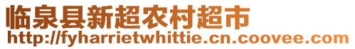 臨泉縣新超農村超市