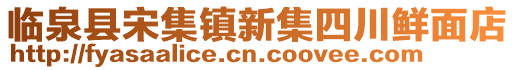 臨泉縣宋集鎮新集四川鮮面店
