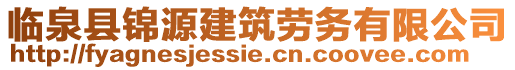 臨泉縣錦源建筑勞務有限公司