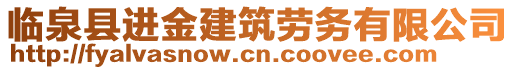 臨泉縣進金建筑勞務有限公司
