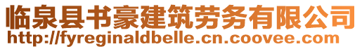 臨泉縣書豪建筑勞務有限公司