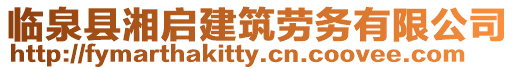 臨泉縣湘啟建筑勞務有限公司