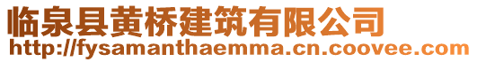 臨泉縣黃橋建筑有限公司