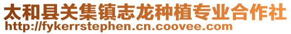 太和縣關(guān)集鎮(zhèn)志龍種植專業(yè)合作社