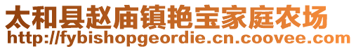 太和縣趙廟鎮(zhèn)艷寶家庭農(nóng)場(chǎng)