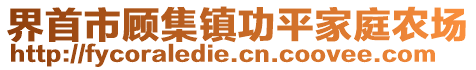 界首市顧集鎮(zhèn)功平家庭農(nóng)場