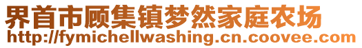 界首市顧集鎮(zhèn)夢然家庭農(nóng)場