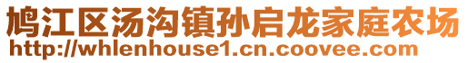 鳩江區(qū)湯溝鎮(zhèn)孫啟龍家庭農(nóng)場