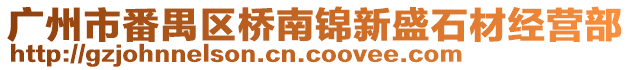 廣州市番禺區(qū)橋南錦新盛石材經(jīng)營部