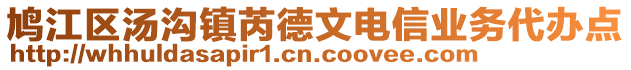 鳩江區(qū)湯溝鎮(zhèn)芮德文電信業(yè)務(wù)代辦點(diǎn)