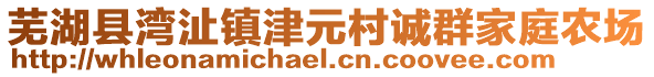 蕪湖縣灣沚鎮(zhèn)津元村誠群家庭農(nóng)場