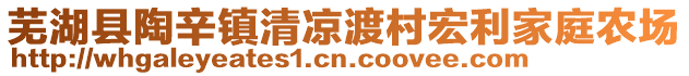 蕪湖縣陶辛鎮(zhèn)清涼渡村宏利家庭農(nóng)場(chǎng)