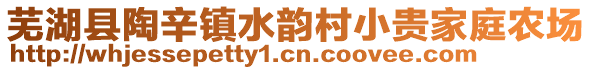 蕪湖縣陶辛鎮(zhèn)水韻村小貴家庭農(nóng)場