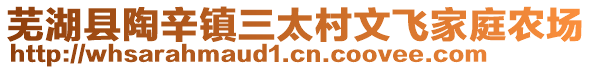 蕪湖縣陶辛鎮(zhèn)三太村文飛家庭農(nóng)場