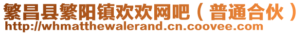 繁昌縣繁陽鎮歡歡網吧(普通合伙)