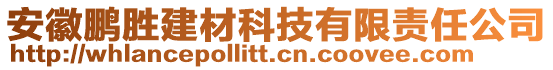 安徽鹏胜建材科技有限责任公司