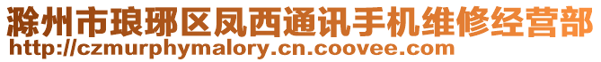 滁州市瑯琊區(qū)鳳西通訊手機(jī)維修經(jīng)營(yíng)部