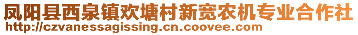 鳳陽(yáng)縣西泉鎮(zhèn)歡塘村新寬農(nóng)機(jī)專業(yè)合作社