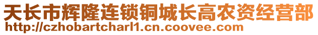 天長市輝隆連鎖銅城長高農資經營部