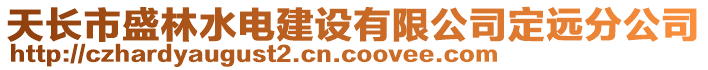 天長市盛林水電建設(shè)有限公司定遠(yuǎn)分公司