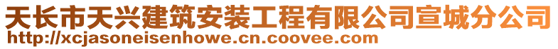 天长市天兴建筑安装工程有限公司宣城分公司