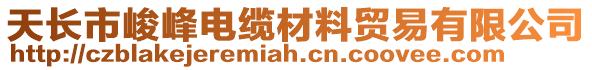 天長市峻峰電纜材料貿(mào)易有限公司