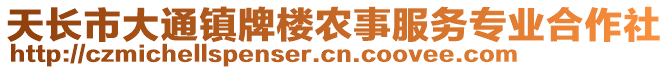 天长市大通镇牌楼农事服务专业合作社