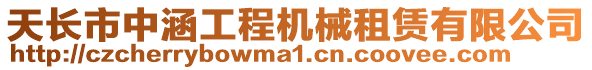 天長市中涵工程機械租賃有限公司