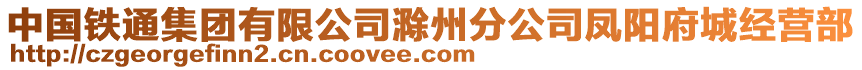 中國鐵通集團(tuán)有限公司滁州分公司鳳陽府城經(jīng)營部