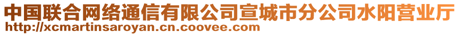 中國聯(lián)合網(wǎng)絡通信有限公司宣城市分公司水陽營業(yè)廳